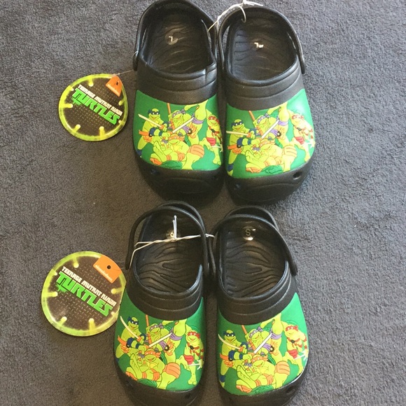 Nickelodeon Other - 4/$25 | NWT Nickelodeon Boys Ninja Turtle Clogs